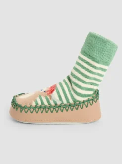 Jojo Maman Bébé moccasin pantoffelsokken