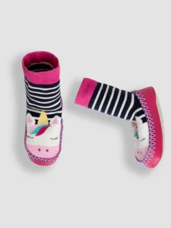 Jojo Maman Bébé moccasin pantoffelsokken