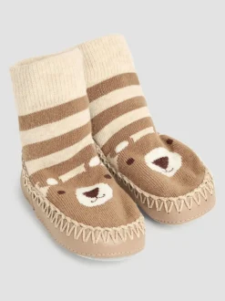 Jojo Maman Bébé moccasin pantoffelsokken