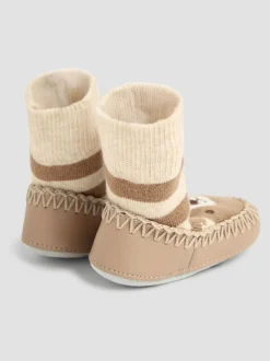 Jojo Maman Bébé moccasin pantoffelsokken