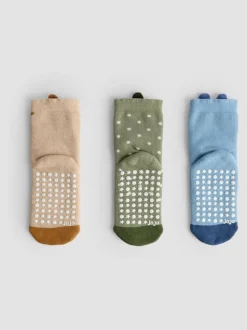 JoJo Maman Bébé 3-Pack Dinosaur Extra Thick Socks