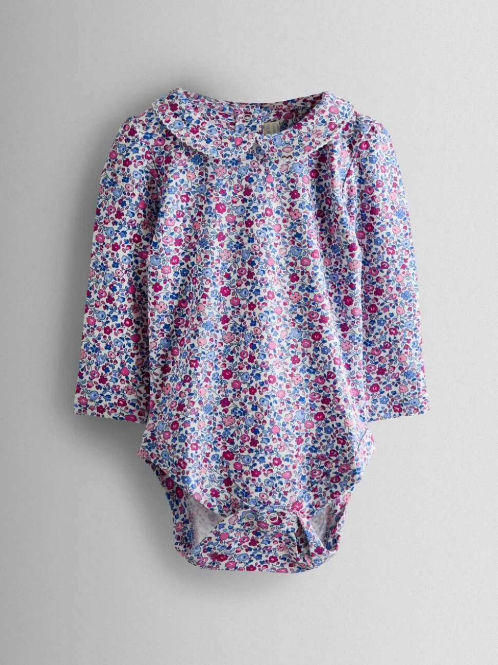 JoJo Maman Bébé 2-Pack Ditsy Floral Peter Pan Bodies