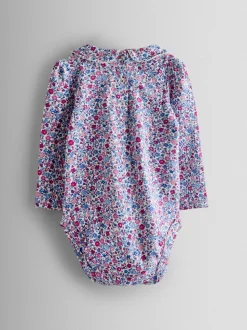JoJo Maman Bébé 2-Pack Ditsy Floral Peter Pan Bodies