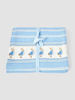 JoJo Maman Bébé Peter Rabbit™ Knitted Shawl