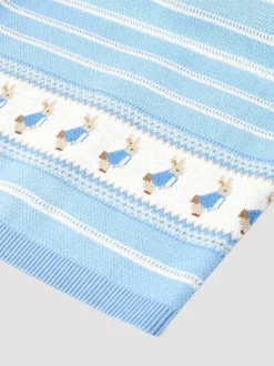 JoJo Maman Bébé Peter Rabbit™ Knitted Shawl