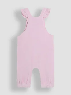 JoJo Maman Bébé Peter Rabbit Appliqué Velour Dungarees and Body Set