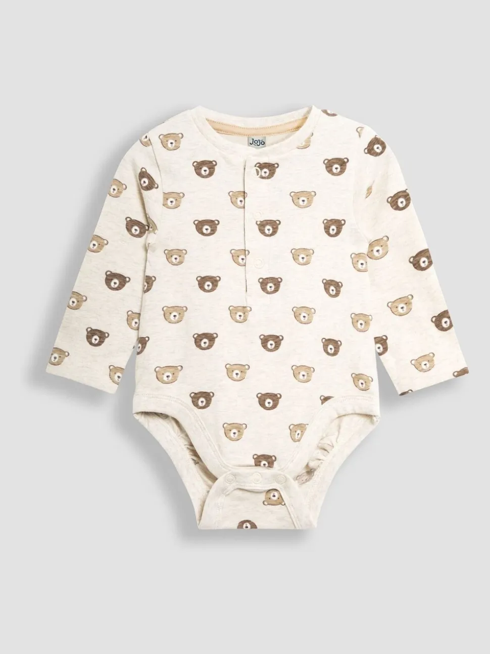 JoJo Maman Bébé Printed Bear And Appliqué Pocket Bodies 2 Pack