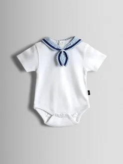 JoJo Maman Bébé Sailor Collar Bodysuit