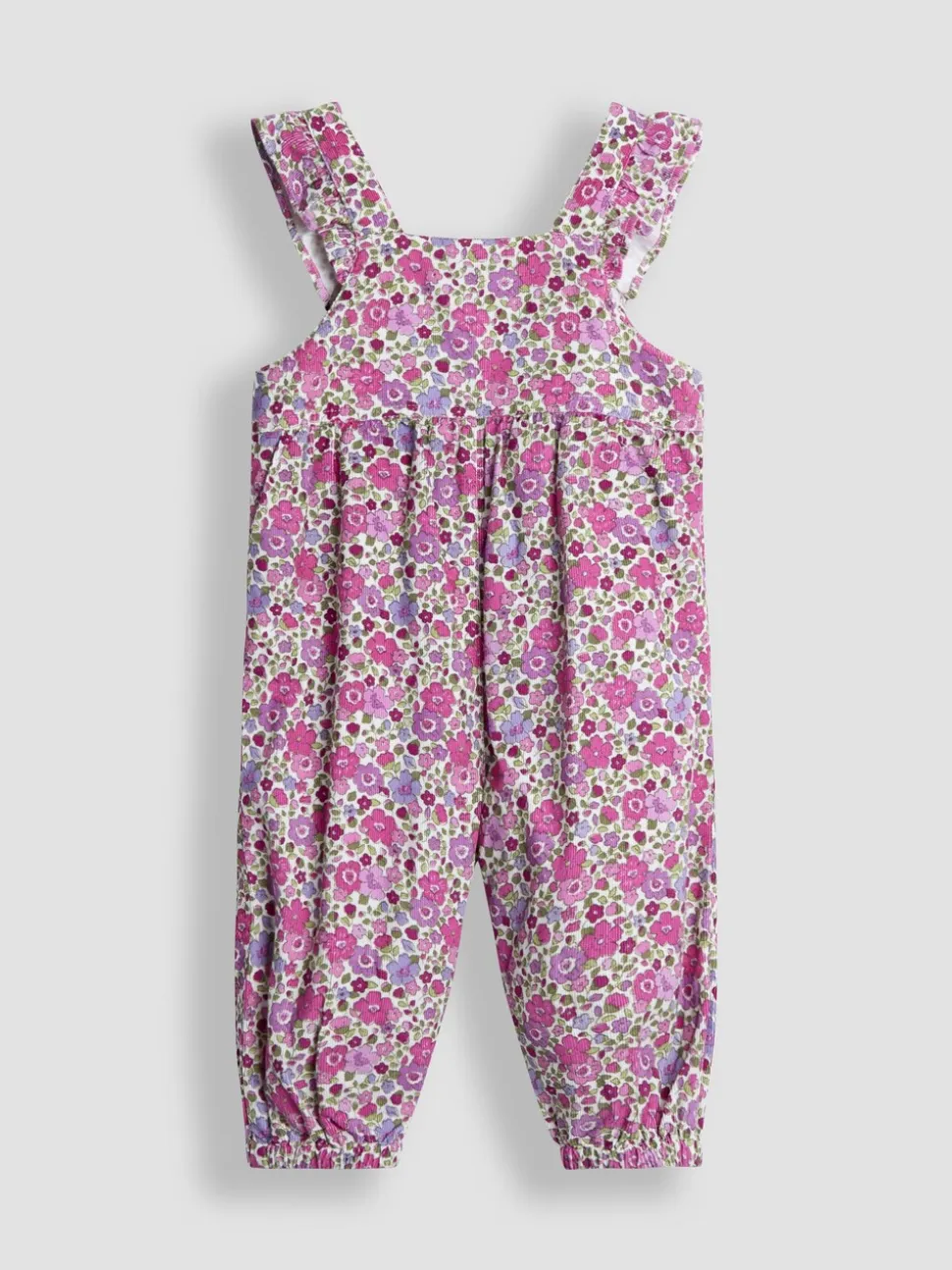 JoJo Maman Bébé Set van corduroy tuinbroek en top