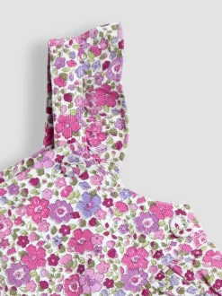 JoJo Maman Bébé Set van corduroy tuinbroek en top
