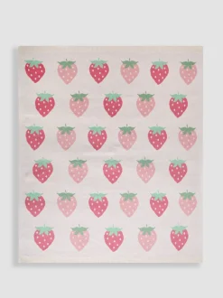 JoJo Maman Bébé Strawberry FairIsle Shawl