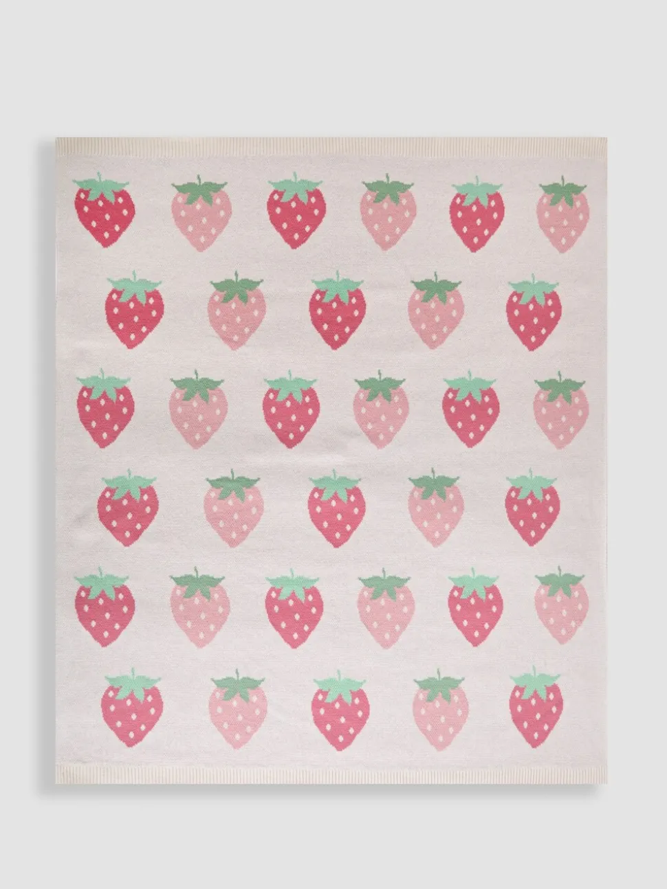 JoJo Maman Bébé Strawberry FairIsle Shawl