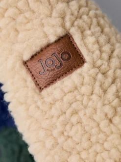 JoJo Maman Bébé Teddy Fleece Jas met Applicatie