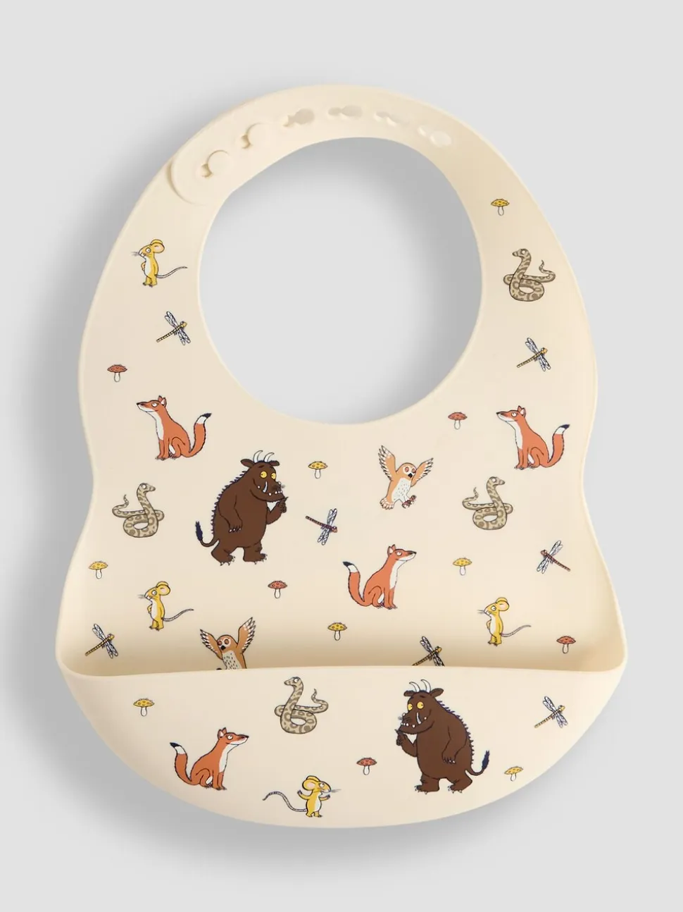 JoJo Maman Bébé The Gruffalo 2-Pack Silicone Bib Set