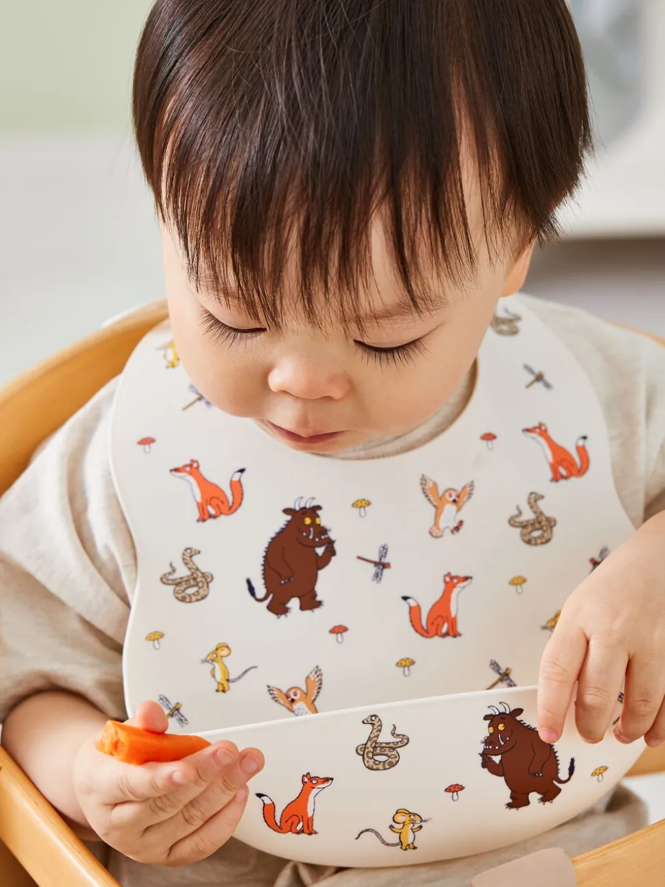 JoJo Maman Bébé The Gruffalo 2-Pack Silicone Bib Set