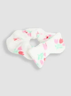 JoJo Maman Bébé Towelling Sunsuit & Scrunchie