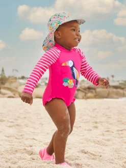 JoJo Maman Bébé UPF 50 badpak met lange mouwen