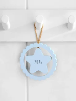 Jongen geboren in 2026 - decoratie om op te hangen