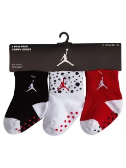 Jordan Grippy White Socks 3 Pack