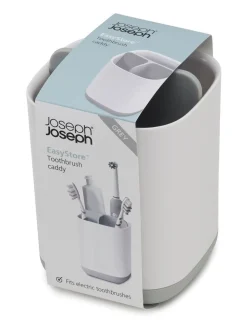 Joseph® Joseph - EasyStore tandenborstelhouder in wit en grijs
