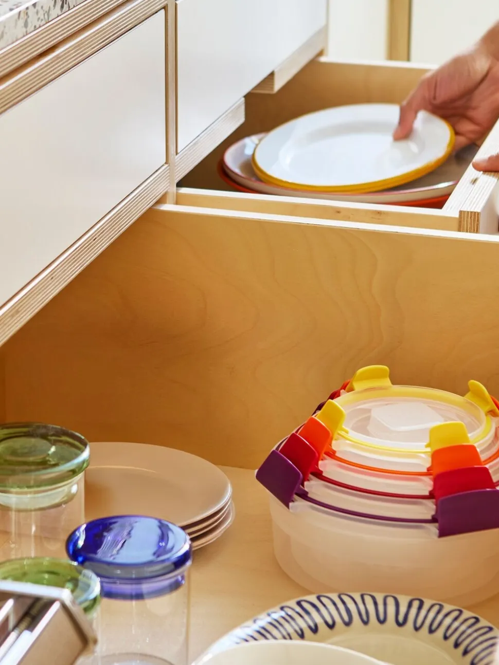 Joseph Joseph 4 Piece Multisize Nest Lock Round Containers Set