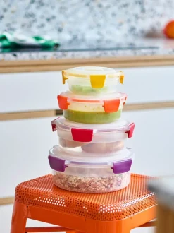 Joseph Joseph 4 Piece Multisize Nest Lock Round Containers Set