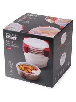 Joseph Joseph 4 Piece Nest Lock Round Container Set