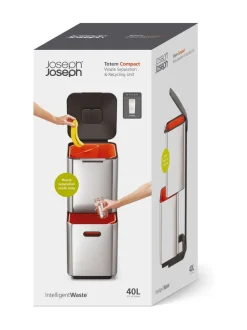 Joseph Joseph - Totem - Compacte afvalscheidings- en recyclingbak van 40 l
