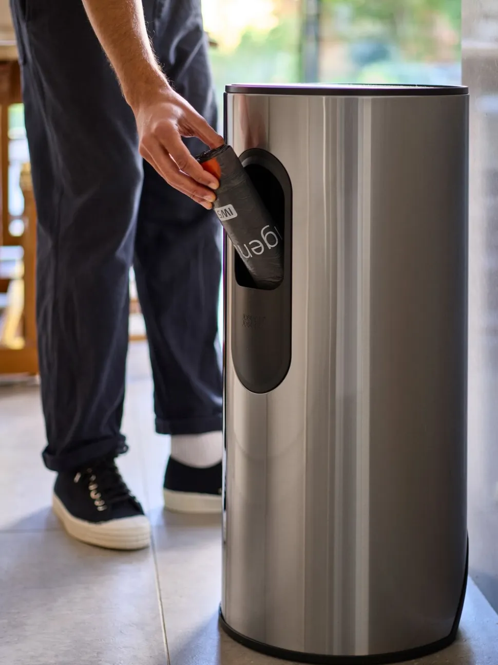 Joseph Joseph Arc 30-Litre Slimline Pedal Bin With Liner Pocket