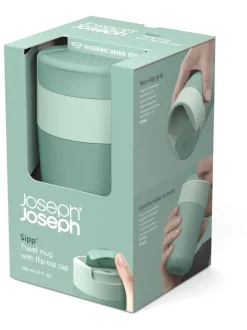 Joseph Joseph Sipp reisbeker met hygiënische deksel