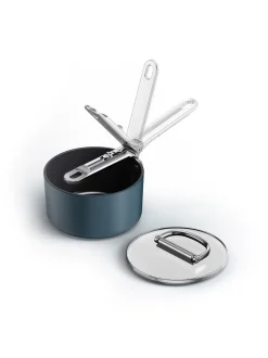 Joseph Joseph Space Folding Handle Ceramic Nonstick 15cm Saucepan and Lid