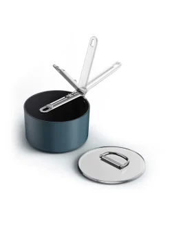 Joseph Joseph Space Folding Handle Ceramic Nonstick 19cm Saucepan and Lid