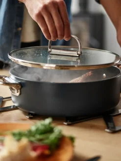 Joseph Joseph Space Folding Handle Ceramic Nonstick 6 piece Cookware Set
