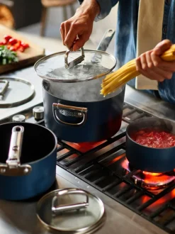 Joseph Joseph Space Folding Handle Ceramic Nonstick 23cm Saucepan and Lid