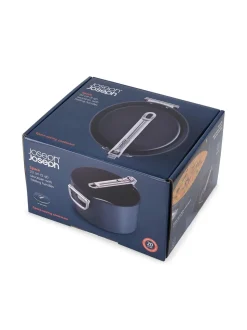 Joseph Joseph Space Folding Handle Ceramic Nonstick 23cm Saucepan and Lid