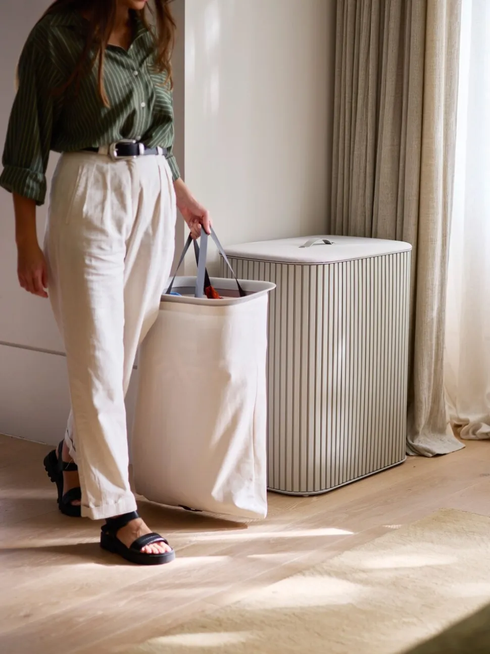 Joseph Joseph Tota Trio Luxe 90L Laundry Basket