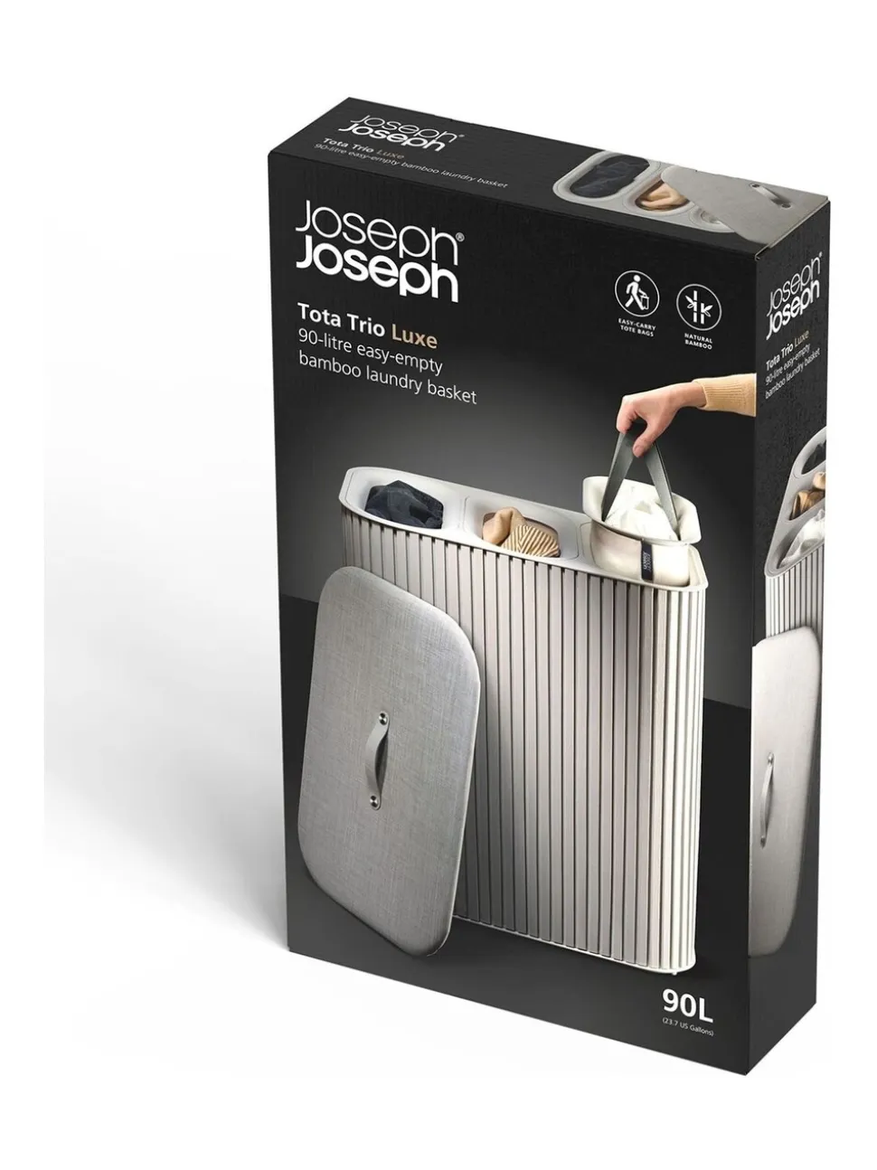 Joseph Joseph Tota Trio Luxe 90L Laundry Basket