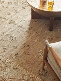 Jute Rowan Oosters Plat geweven Vloerkleed