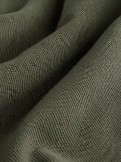 Kakigroen - Borg overshirt met fleecevoering