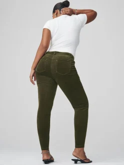 Kakigroen - Cord Skinny Hourglass Trousers