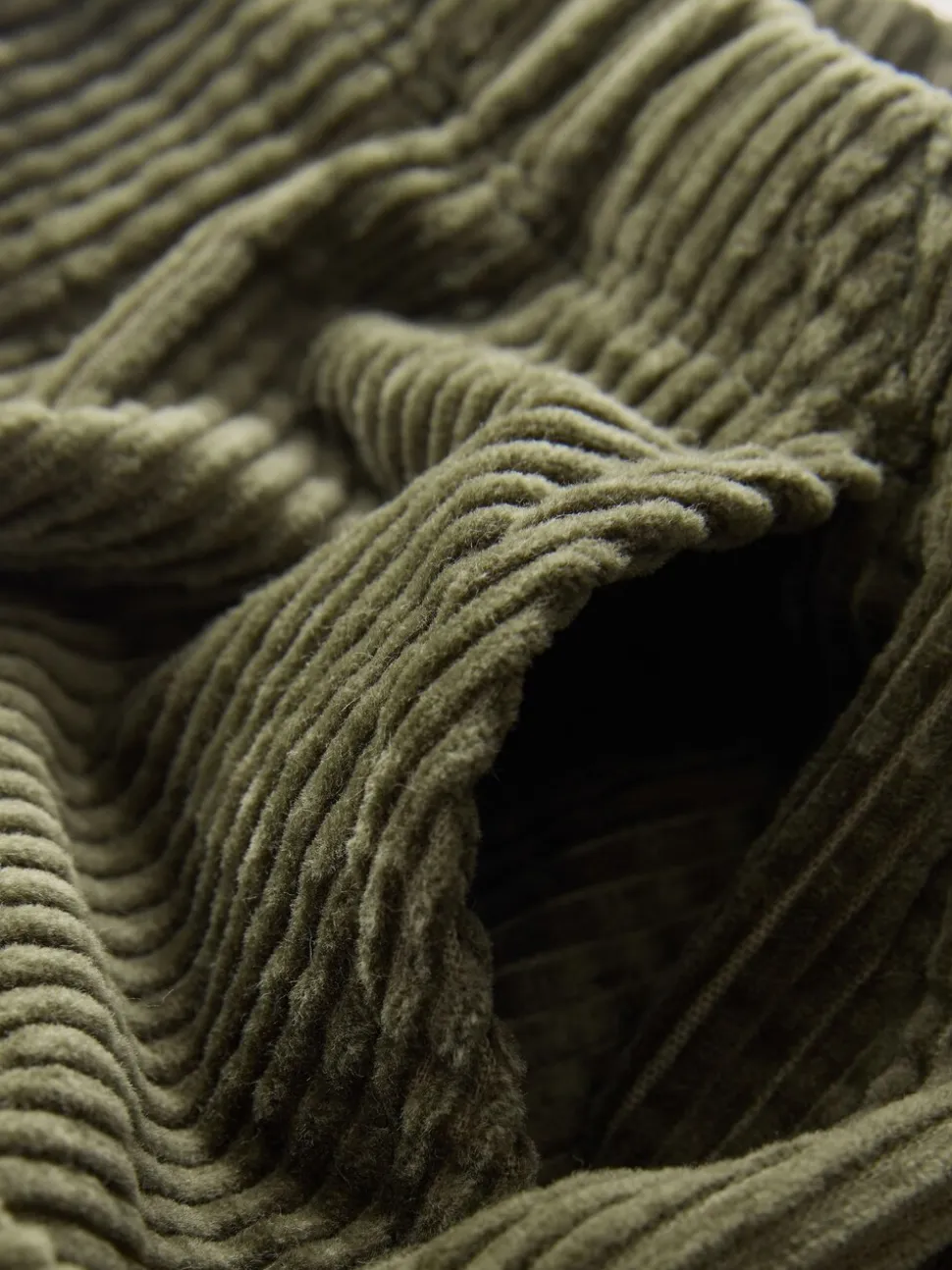 Kakigroen - Corduroy cargobroek (3 mnd-7 jr)
