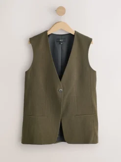 Kakigroen - Crosshatch Waistcoat Blazer