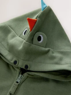 Kakigroen - Hoodie met ritssluiting (3 mnd-7 jr)
