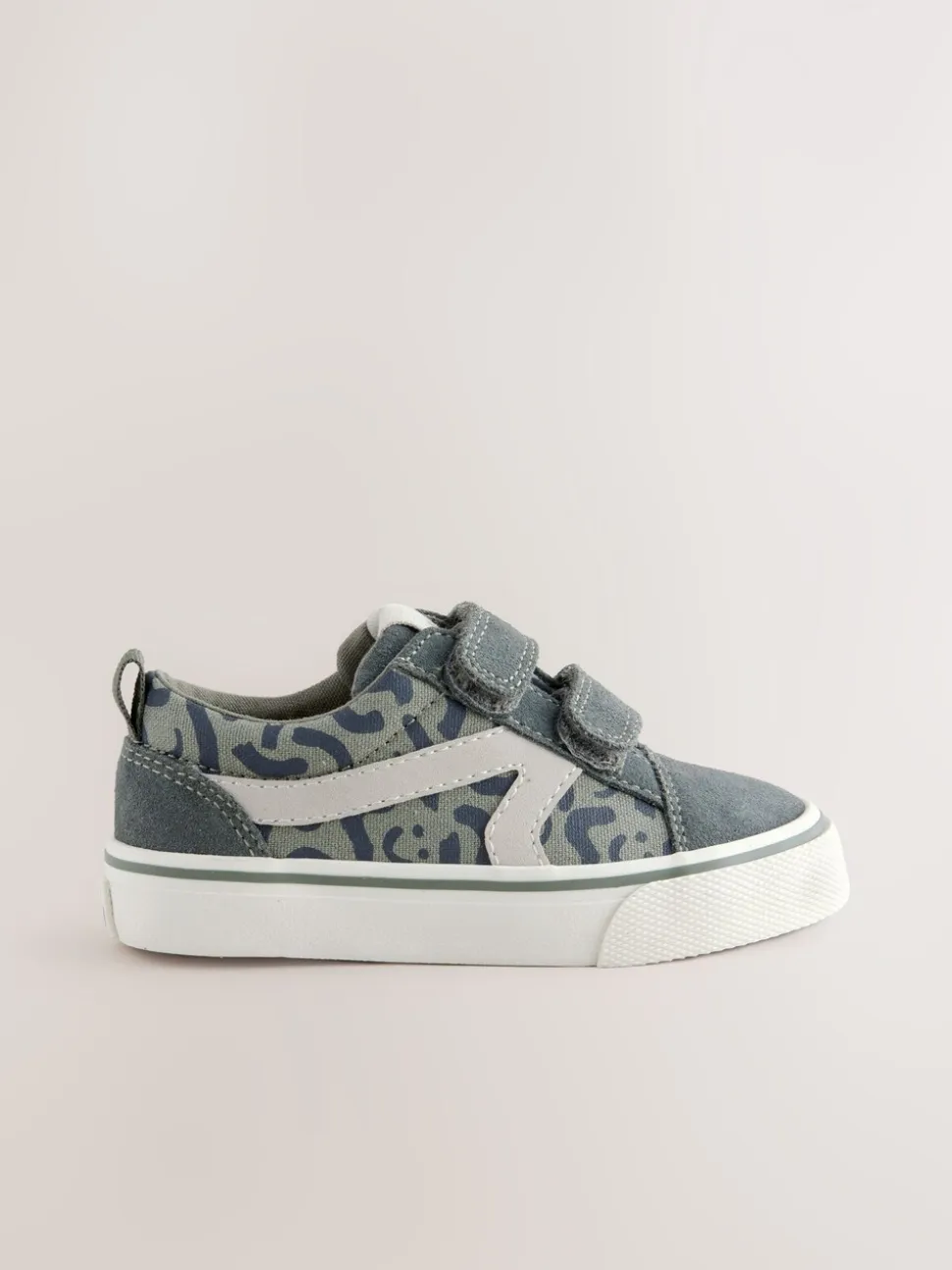 Kakigroen - Klittenbandsluiting Skate Trainers