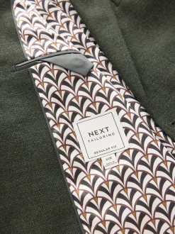 Kakigroen - Normale Pasvorm - Modieuze blazer met textuur