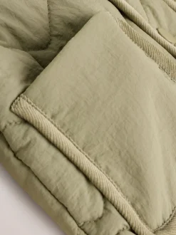 Kakigroen - Nylon gewatteerd babyjack (0mnd-2jr)
