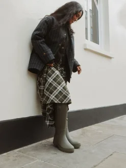 Kakigroen - Premium Faux Fur Lined Knee High Wellies