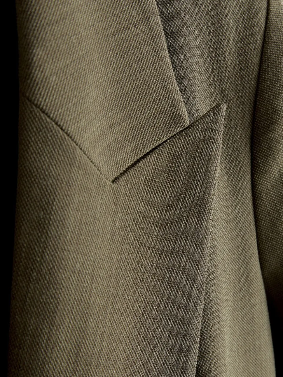 Kakigroen - Relaxed Crosshatch Blazer