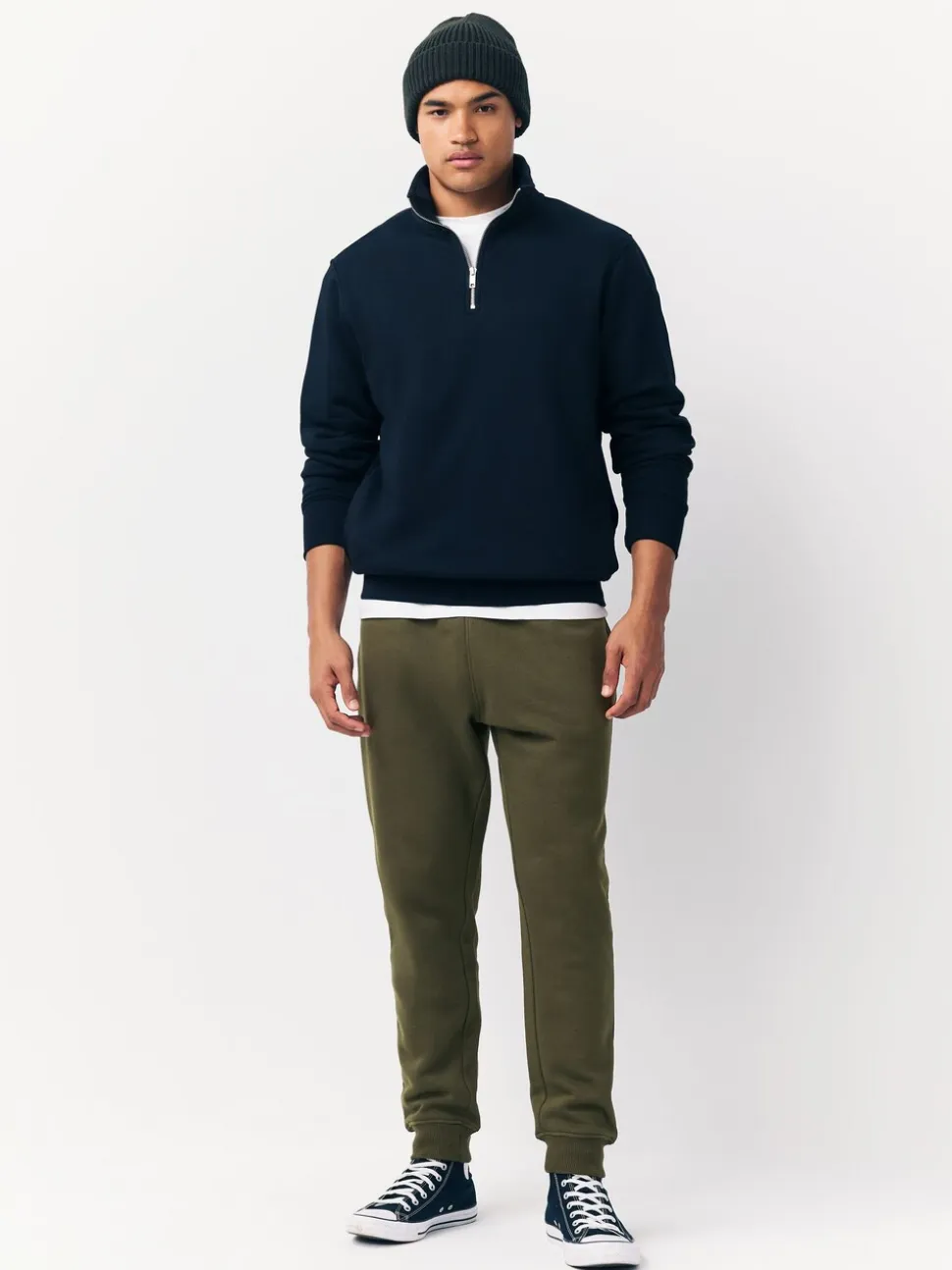 Kakigroen - Slim Fit - Slim Fit Brushback Heavyweight Joggers