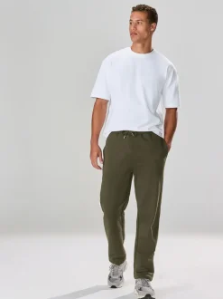 Kakigroen - Straight fit - Relaxed Fit Brushback Heavyweight Joggers